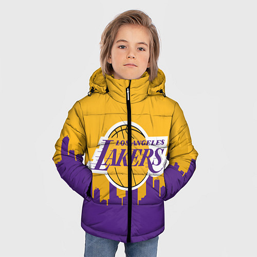 Зимняя куртка для мальчика LOS ANGELES LAKERS / 3D-Черный – фото 3