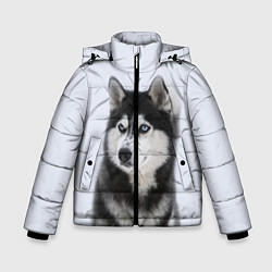 Куртка зимняя для мальчика ХАСКИ, цвет: 3D-светло-серый