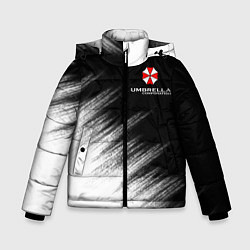 Куртка зимняя для мальчика Амбрелла, цвет: 3D-черный