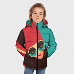 Куртка зимняя для мальчика RETDO FACE, цвет: 3D-черный — фото 2