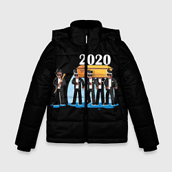 Куртка зимняя для мальчика 2020 не спасти, цвет: 3D-черный