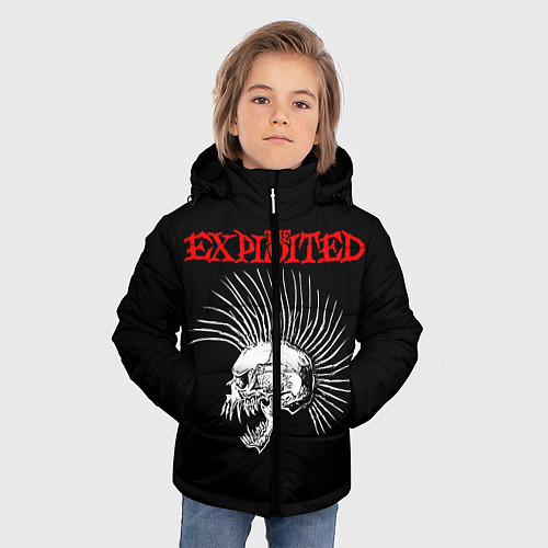 Зимняя куртка для мальчика The Exploited / 3D-Черный – фото 3