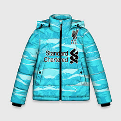 Куртка зимняя для мальчика LIVERPOOL выездная сезон 2021, цвет: 3D-красный