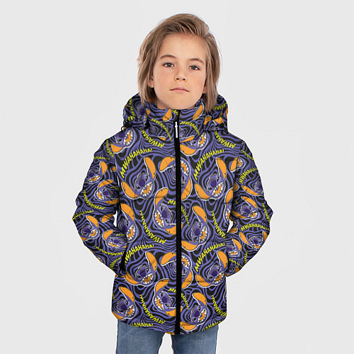 Зимняя куртка для мальчика Стич / 3D-Черный – фото 3