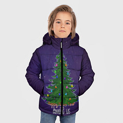 Куртка зимняя для мальчика Among Us - New Year, цвет: 3D-черный — фото 2