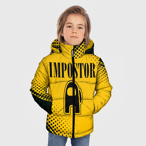 Зимняя куртка для мальчика IMPOSTOR NIRVANA / 3D-Черный – фото 3