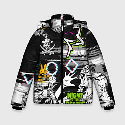 Куртка зимняя для мальчика Watch Dogs, цвет: 3D-черный