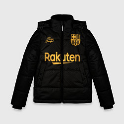 Куртка зимняя для мальчика BARCELONA выездная сезон 2021, цвет: 3D-черный