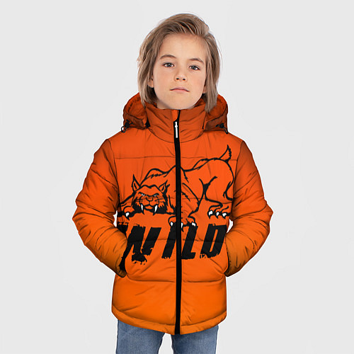 Зимняя куртка для мальчика WildДикий / 3D-Черный – фото 3