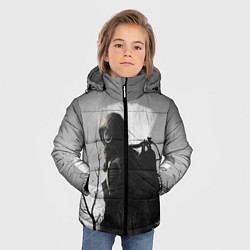 Куртка зимняя для мальчика СТАЛКЕР 2, цвет: 3D-светло-серый — фото 2