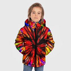 Куртка зимняя для мальчика Батик, цвет: 3D-черный — фото 2