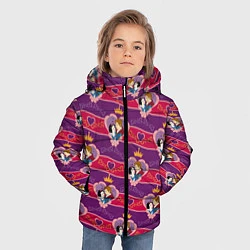 Куртка зимняя для мальчика Белоснежка и Принц, цвет: 3D-черный — фото 2