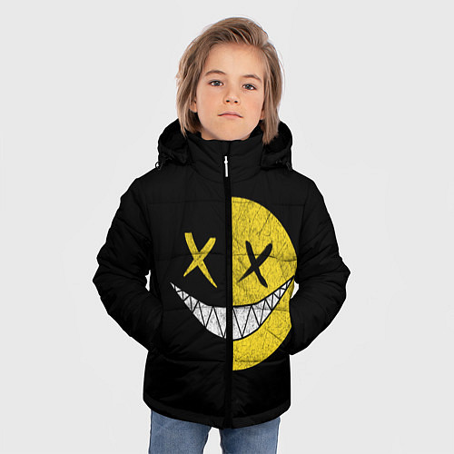 Зимняя куртка для мальчика SMILE / 3D-Черный – фото 3