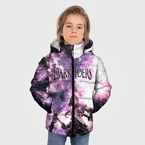 Зимняя куртка для мальчика Darksiders 2 / 3D-Черный – фото 3