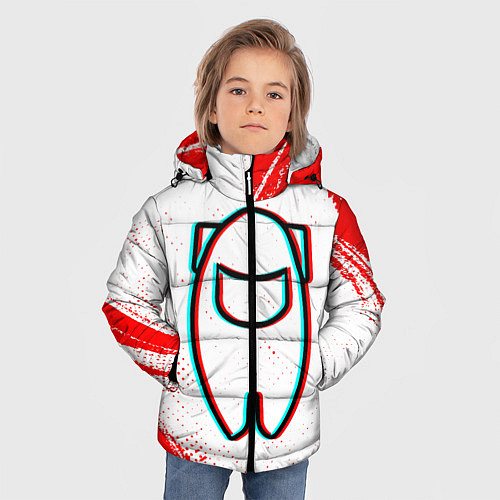 Зимняя куртка для мальчика AMONG US АМОНГ АС / 3D-Черный – фото 3