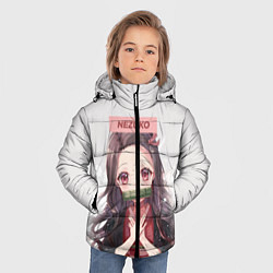 Куртка зимняя для мальчика Nezuko, цвет: 3D-светло-серый — фото 2