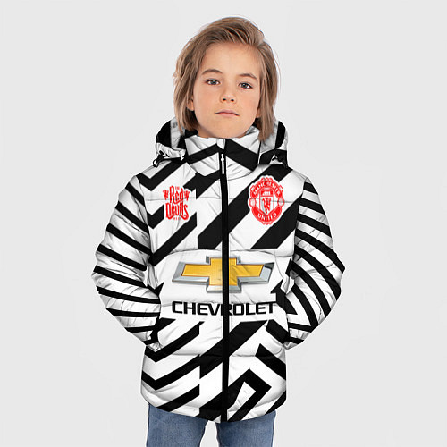 Зимняя куртка для мальчика MANCHESTER UNITED 2021 / 3D-Черный – фото 3