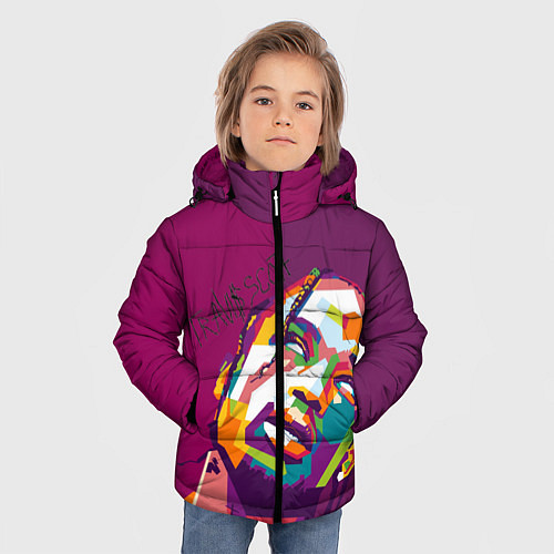 Зимняя куртка для мальчика Travis Scott / 3D-Черный – фото 3