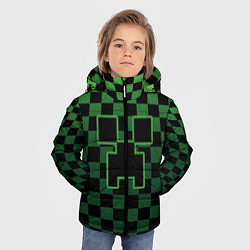Куртка зимняя для мальчика Minecraft, цвет: 3D-черный — фото 2