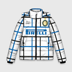 Куртка зимняя для мальчика INTER выездная 2021, цвет: 3D-черный
