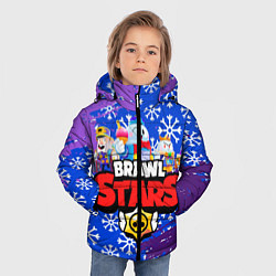 Куртка зимняя для мальчика BRAWL STARS LOU, цвет: 3D-черный — фото 2