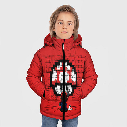 Зимняя куртка для мальчика Mario / 3D-Черный – фото 3