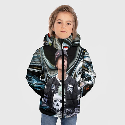 Зимняя куртка для мальчика Slava Marlow / 3D-Черный – фото 3