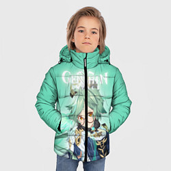 Куртка зимняя для мальчика Sucrose, цвет: 3D-черный — фото 2
