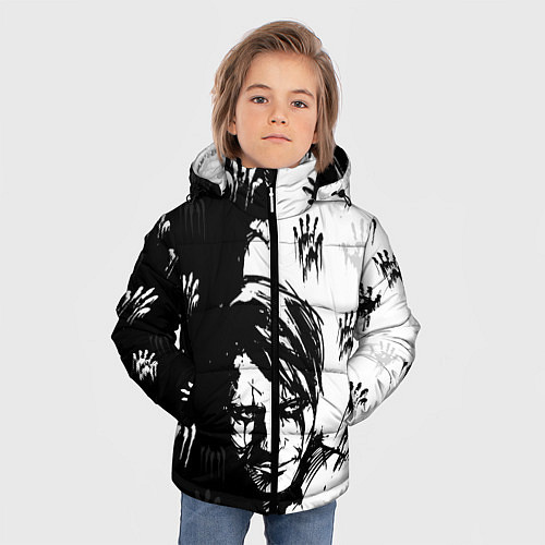 Зимняя куртка для мальчика DEATH STRANDING / 3D-Черный – фото 3