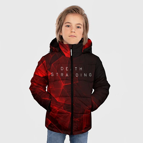 Зимняя куртка для мальчика DEATH STRANDING S / 3D-Черный – фото 3