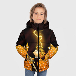 Куртка зимняя для мальчика ЗЕНИЦУ, цвет: 3D-черный — фото 2