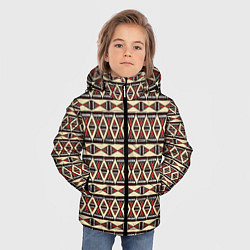 Куртка зимняя для мальчика Узоры, цвет: 3D-черный — фото 2