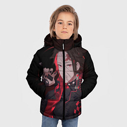 Куртка зимняя для мальчика КЛИНОК ТАНДЖИРО, цвет: 3D-черный — фото 2