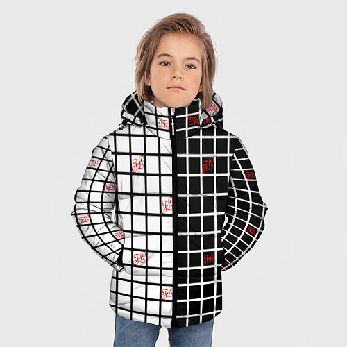 Зимняя куртка для мальчика Разносторонняя сетка Fumrre / 3D-Черный – фото 3