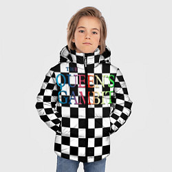 Куртка зимняя для мальчика THE QUEENS GAMBIT, цвет: 3D-черный — фото 2