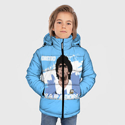Куртка зимняя для мальчика Диего Марадона, цвет: 3D-светло-серый — фото 2