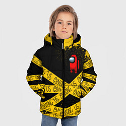 Куртка зимняя для мальчика AMONG US Амонг Ас, цвет: 3D-светло-серый — фото 2