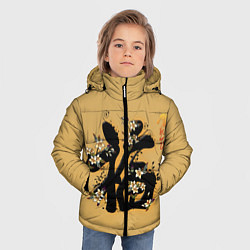 Куртка зимняя для мальчика Благословение, цвет: 3D-светло-серый — фото 2