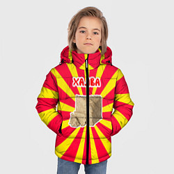Куртка зимняя для мальчика Халва, цвет: 3D-черный — фото 2