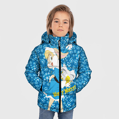 Зимняя куртка для мальчика Kooky Christmas / 3D-Черный – фото 3