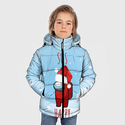 Куртка зимняя для мальчика SUS HAPPY AMONG US, цвет: 3D-светло-серый — фото 2