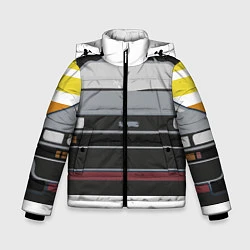 Куртка зимняя для мальчика Back to the Future, цвет: 3D-черный