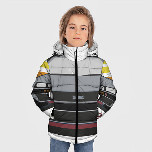 Зимняя куртка для мальчика Back to the Future / 3D-Черный – фото 3