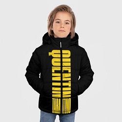Куртка зимняя для мальчика Quentin Tarantino, цвет: 3D-черный — фото 2