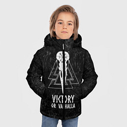 Куртка зимняя для мальчика Victory or Valhalla, цвет: 3D-черный — фото 2
