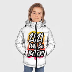 Куртка зимняя для мальчика 2021 Will Be Better, цвет: 3D-красный — фото 2