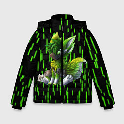 Куртка зимняя для мальчика Protogen music, цвет: 3D-черный