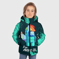 Куртка зимняя для мальчика AMONG US - ПОНИ, цвет: 3D-красный — фото 2