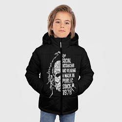 Куртка зимняя для мальчика Michael Myers, цвет: 3D-черный — фото 2
