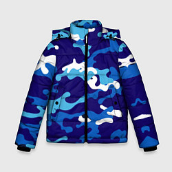 Куртка зимняя для мальчика Камуфляж, цвет: 3D-черный
